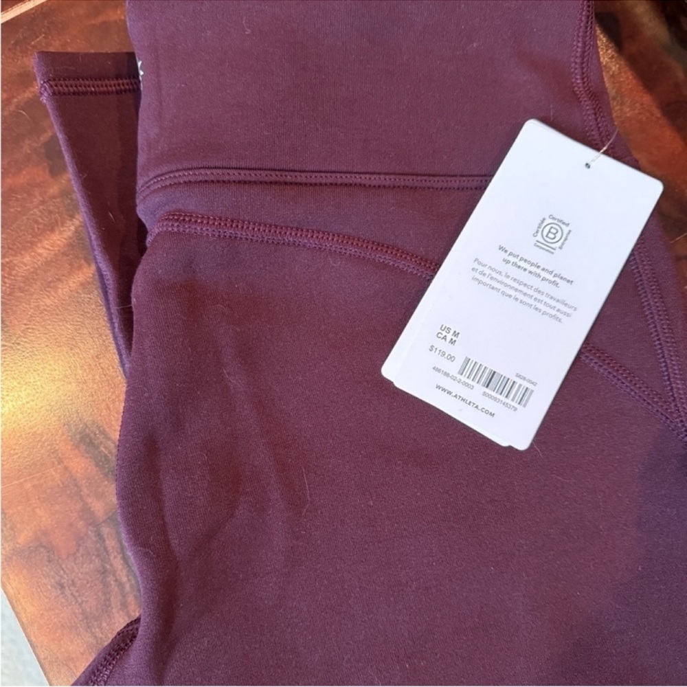 NWT! ALTITUDE PANT IN POLARTEC® POWER STRETCH® spiced cabernet (M) straight leg - Picture 9 of 11